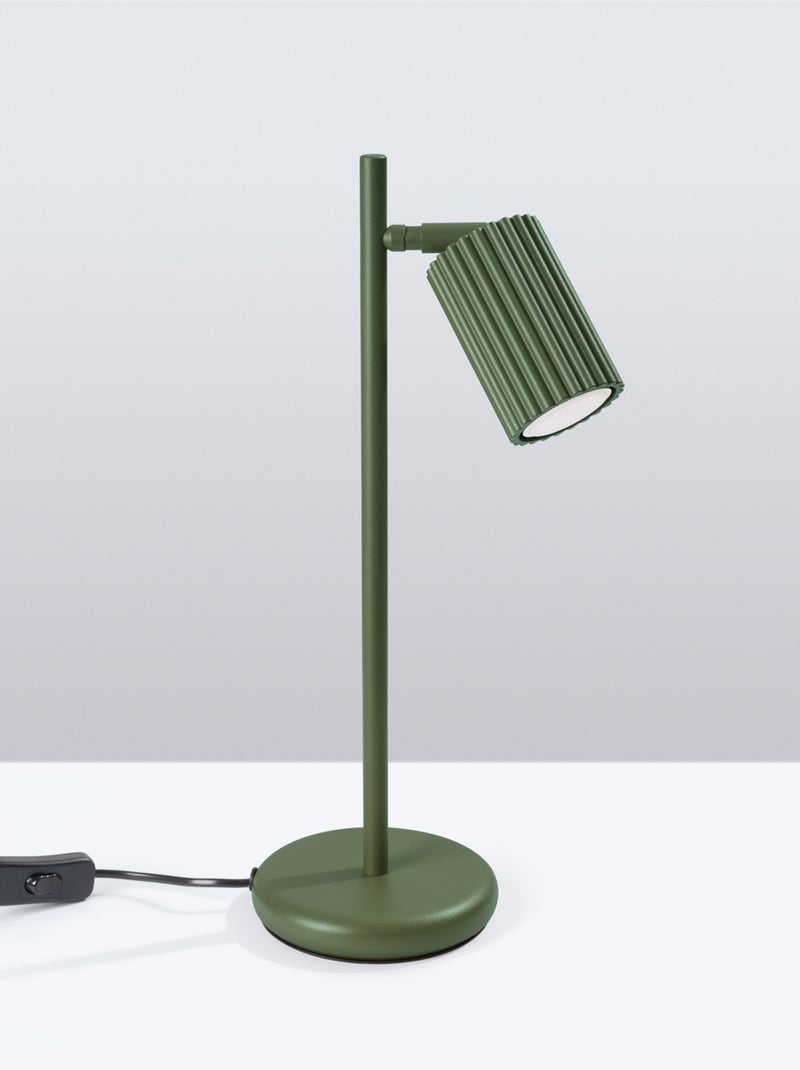 Lampe à poser Aluminium Vert Olive GU10 1 Karbon Vert olive - Kiabi