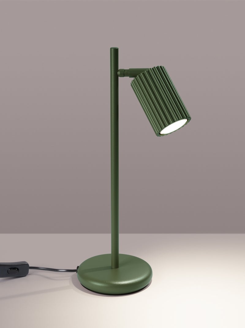 Lampe à poser Aluminium Vert Olive GU10 1 Karbon Vert olive - Kiabi