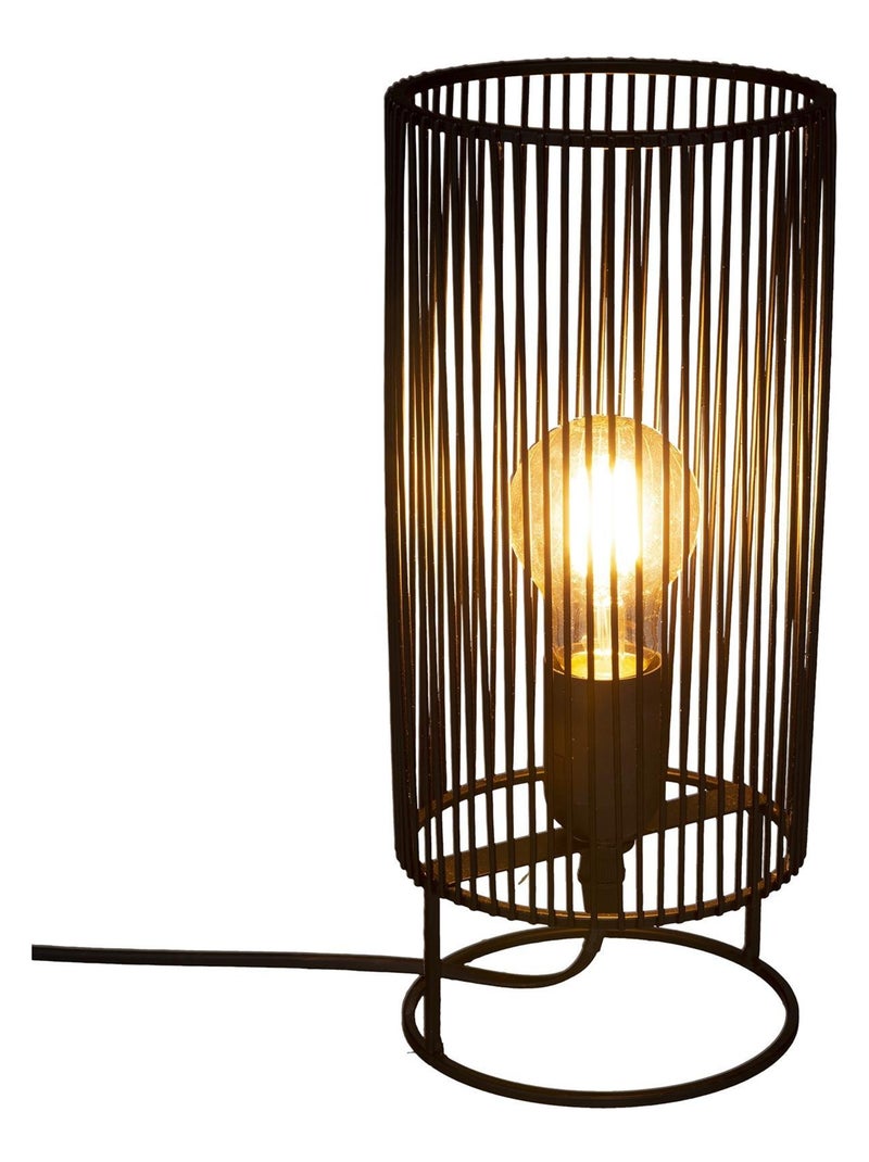 Lampe à poser au style indus Noir - Kiabi