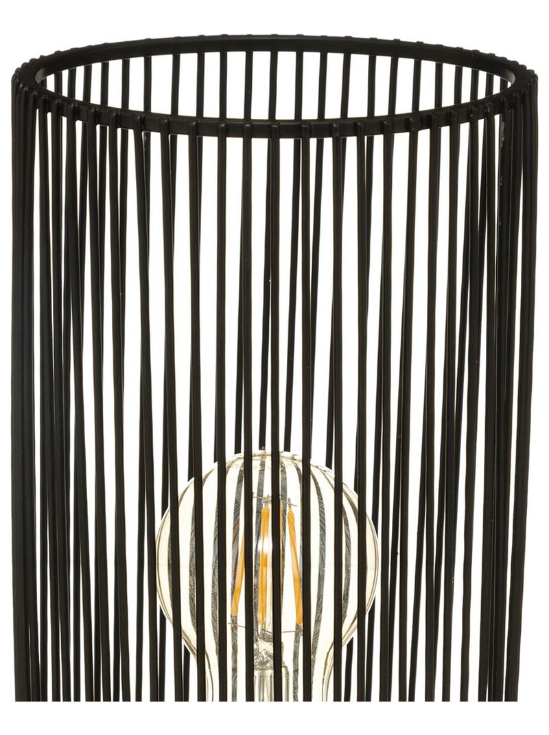 Lampe à poser au style indus Noir - Kiabi