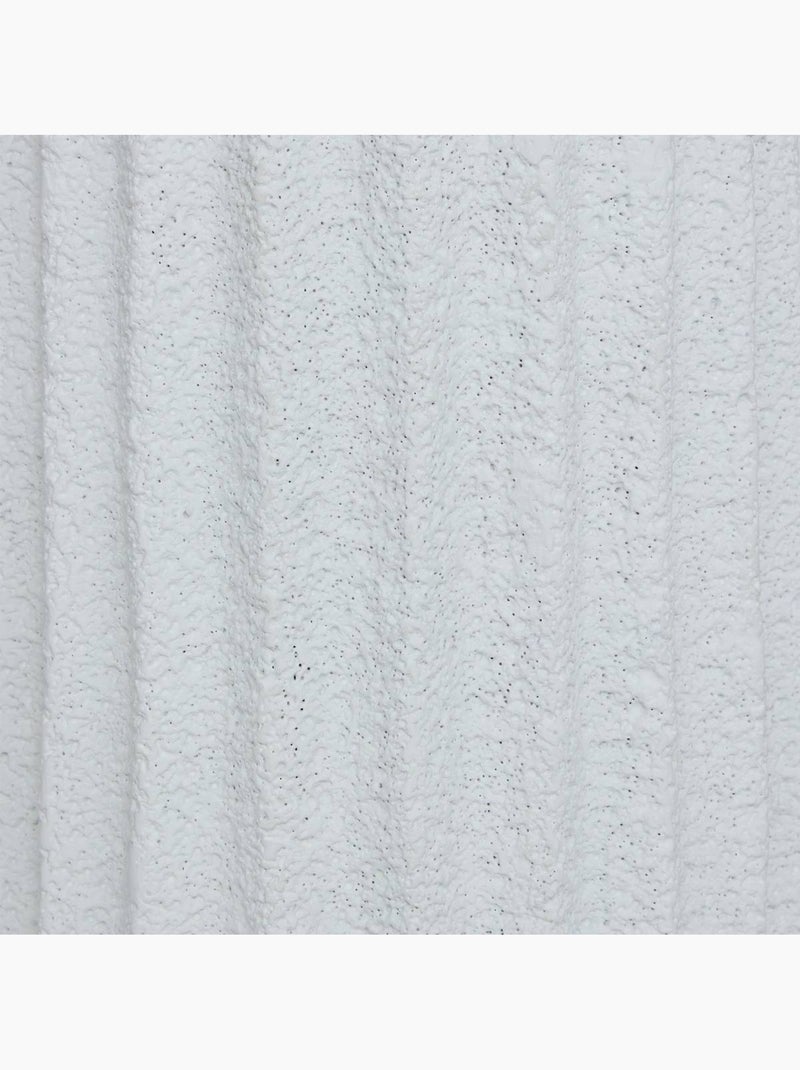 Lampe à poser béton nervuré abat-jour tissu FERNAN Blanc - Kiabi
