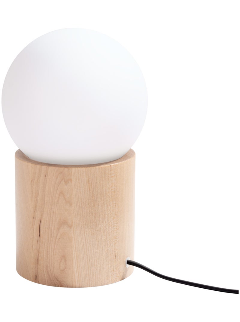 Lampe à poser Bois Bois Naturel G9 1 Boomo Marron - Kiabi