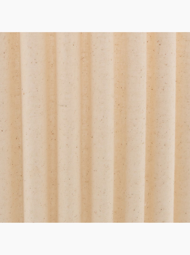 Lampe à poser céramique abat-jour plissé KENAN Beige - Kiabi