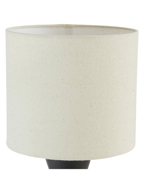 Lampe à poser  céramique noire - Kiabi