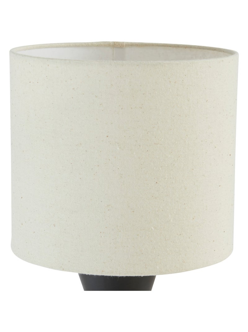 Lampe à poser  céramique noire Noir - Kiabi