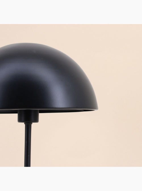 Lampe à poser champignon en métal noir 37cm - Kiabi