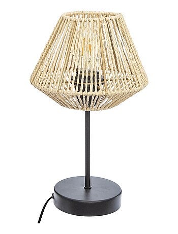 Lampe à poser corde