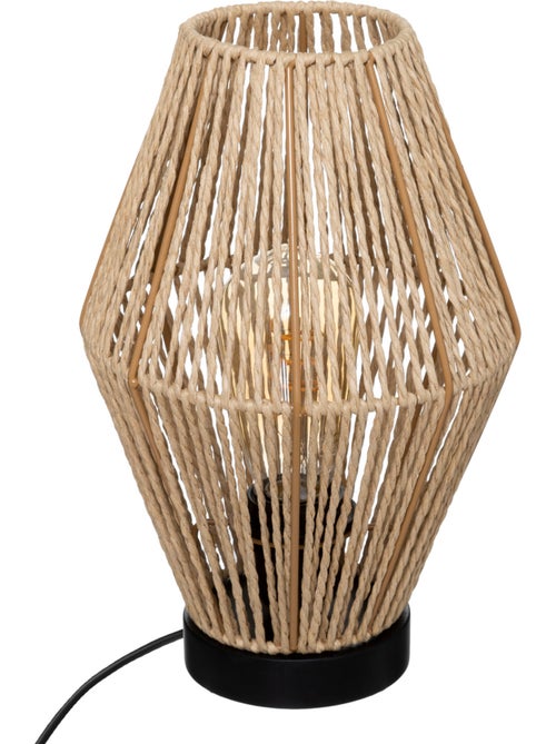 Lampe à poser corde tressée AISSA - Kiabi