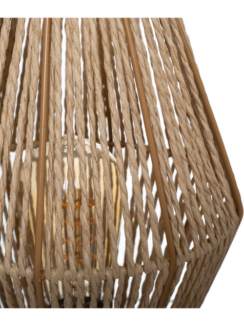 Lampe à poser corde tressée AISSA - Kiabi