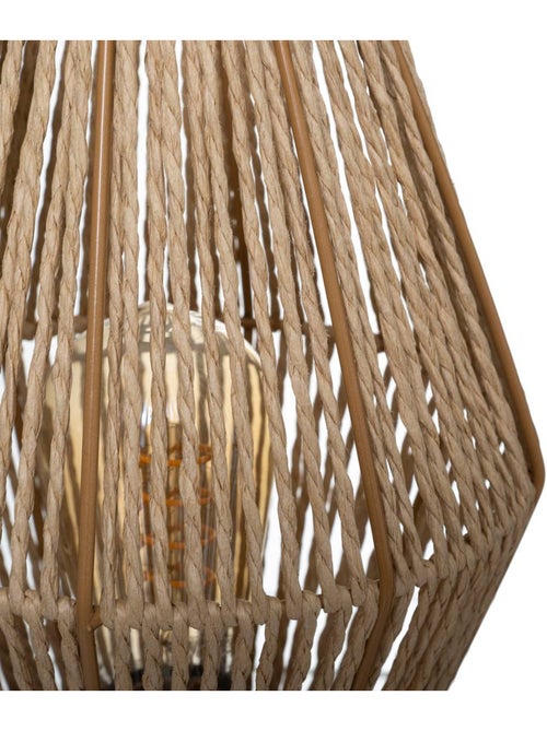 Lampe à poser corde tressée AISSA - Kiabi