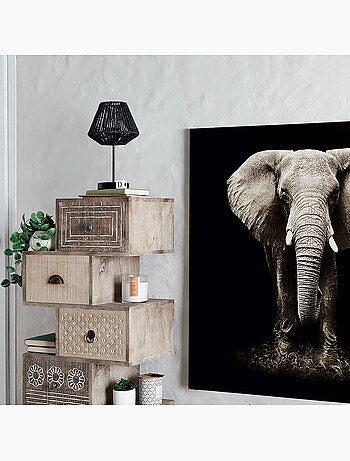 Lampe à poser corde tressée JILY