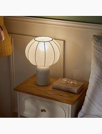 Lampe à poser coton TOBIE