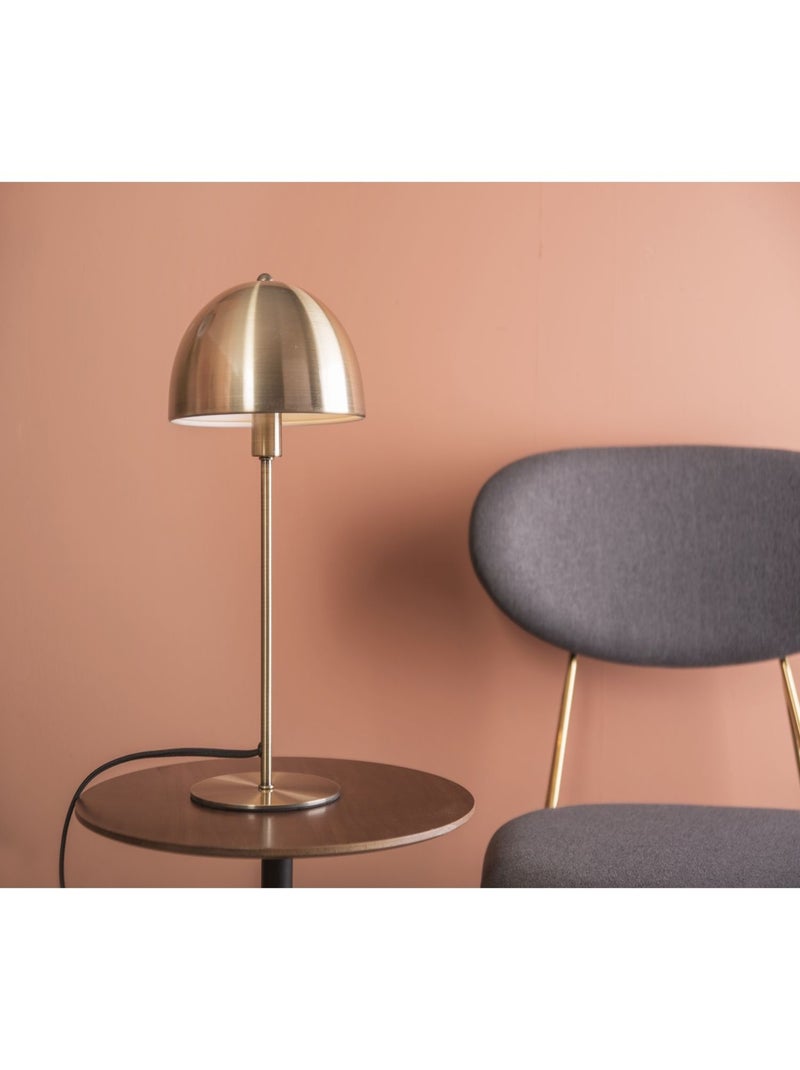Lampe à poser design champignon en métal BONNET Doré/or - Kiabi