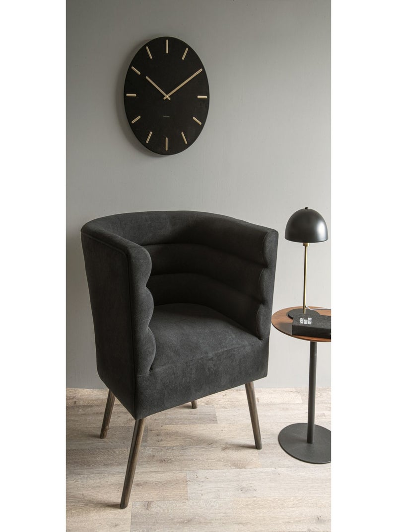 Lampe à poser design champignon en métal BONNET Noir - Kiabi