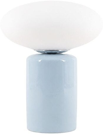 Lampe à poser design en céramique et verre 31cm