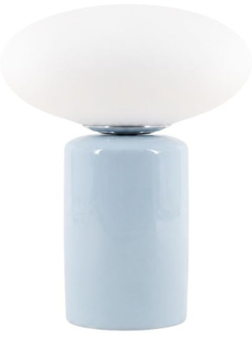Lampe à poser design en céramique et verre 31cm - Kiabi Lampe à poser design en céramique et verre 31cm - Kiabi