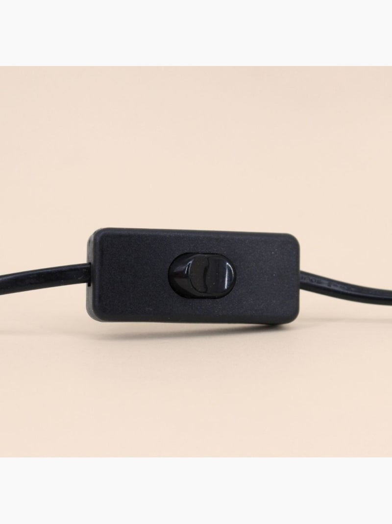 Lampe à poser design forme triangle Noir - Kiabi