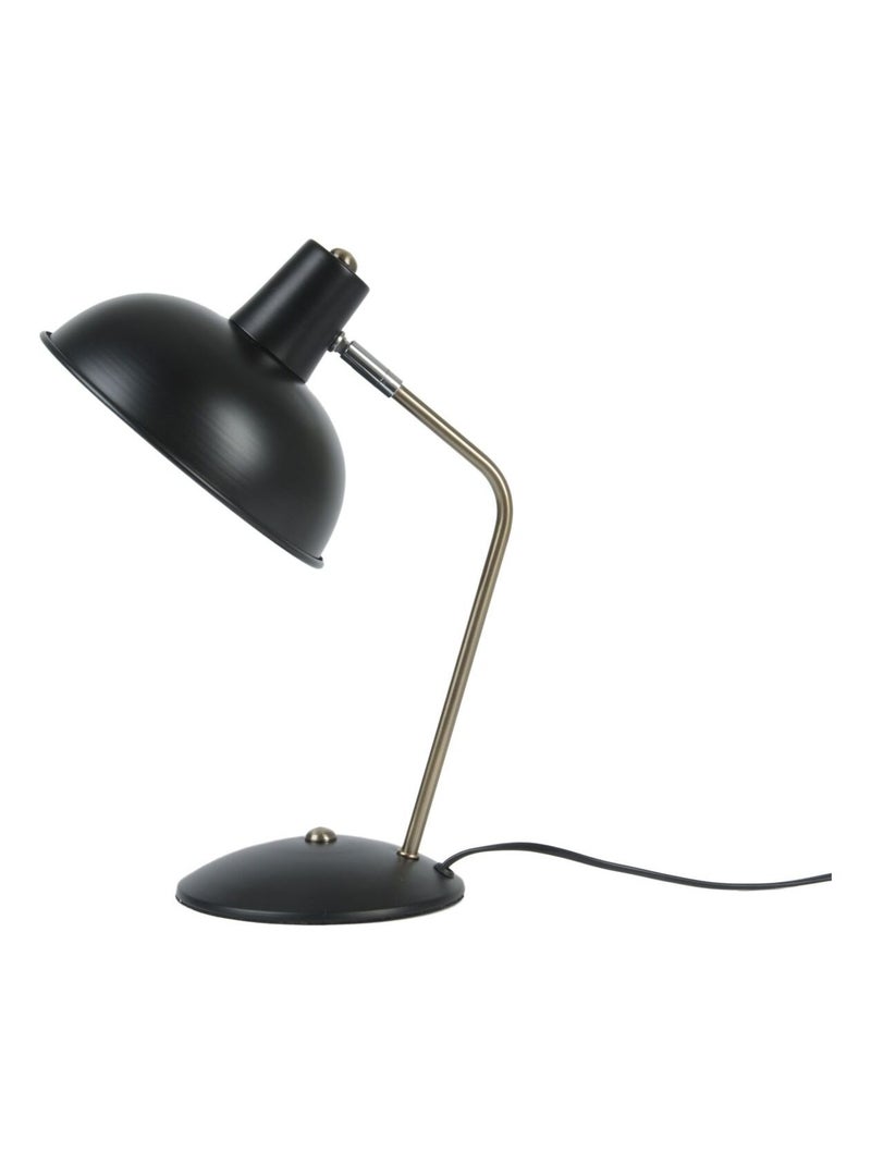 Lampe à poser design vintage Hood Noir - Kiabi