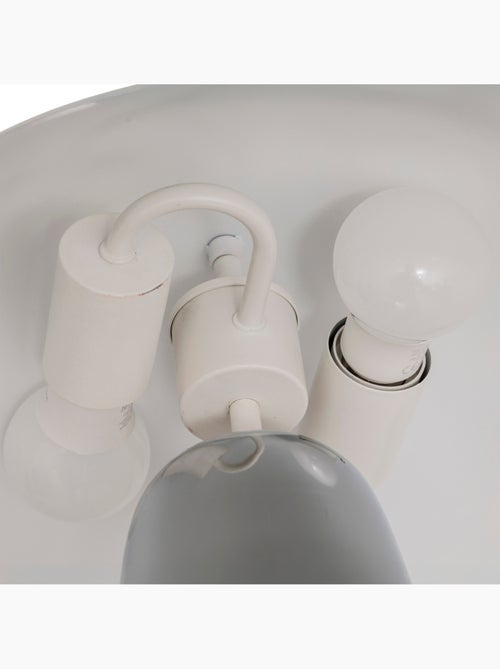 Lampe à poser en acier 2 douilles OMIA - Kiabi Lampe à poser en acier 2 douilles OMIA - Kiabi