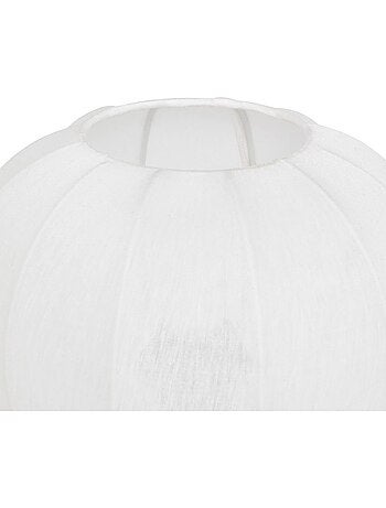 Lampe à poser en acier abat-jour en coton TOBIE