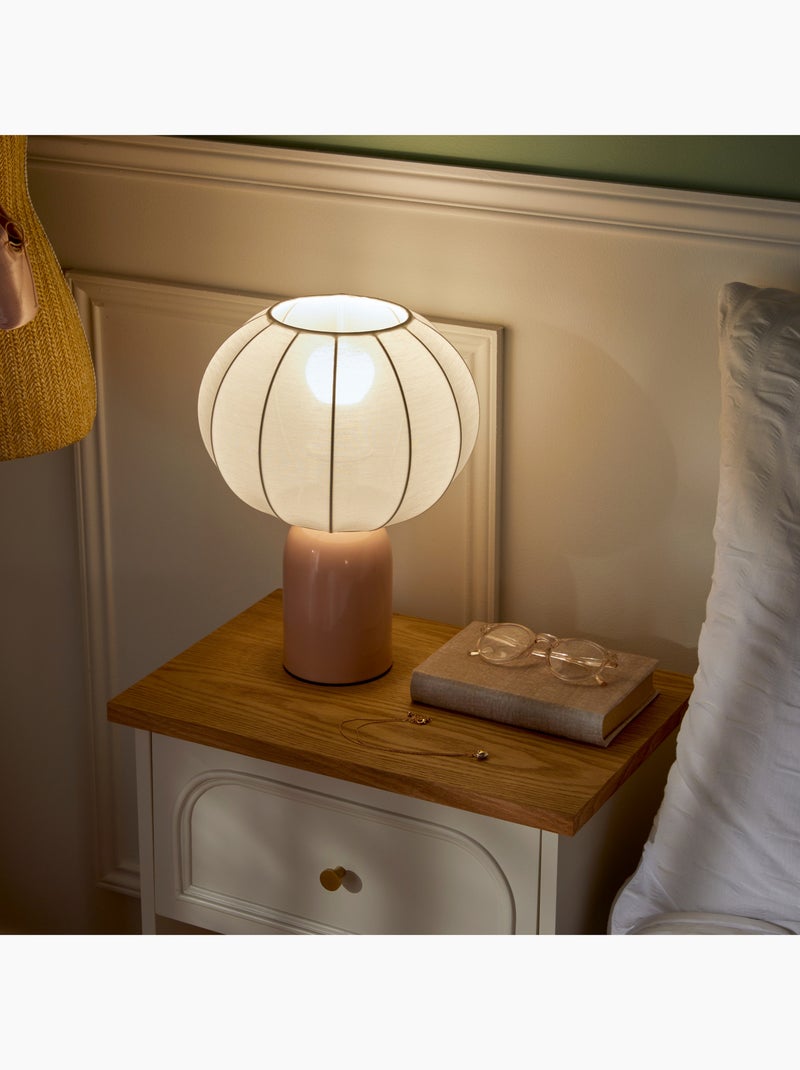 Lampe à poser en acier design moderne Rose - Kiabi