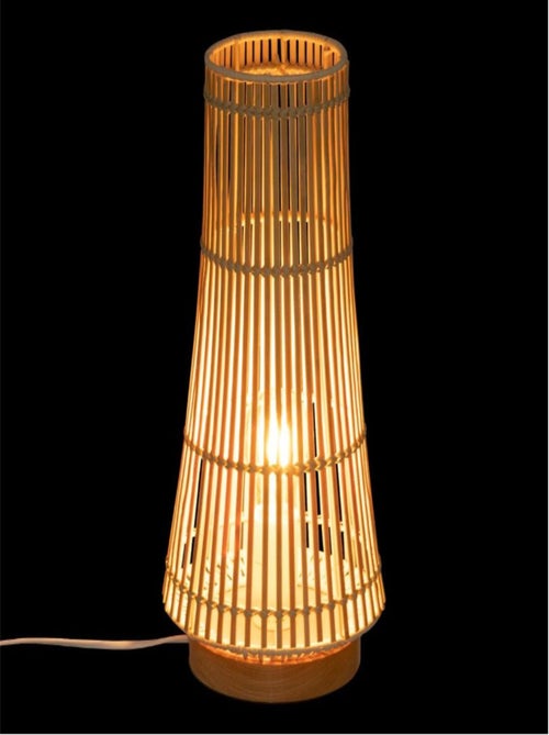 Lampe à poser en bambou - Kiabi Lampe à poser en bambou - Kiabi