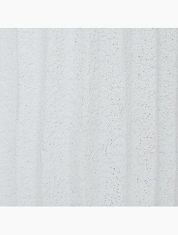 Lampe à poser en béton texturé abat-jour en tissu FERNAN