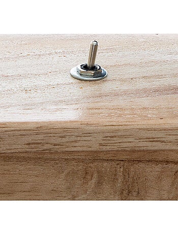 Lampe à poser en bois de paulownia TIBU