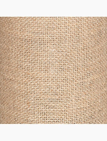 Lampe à poser en bois de pin abat-jour en lin ELVA