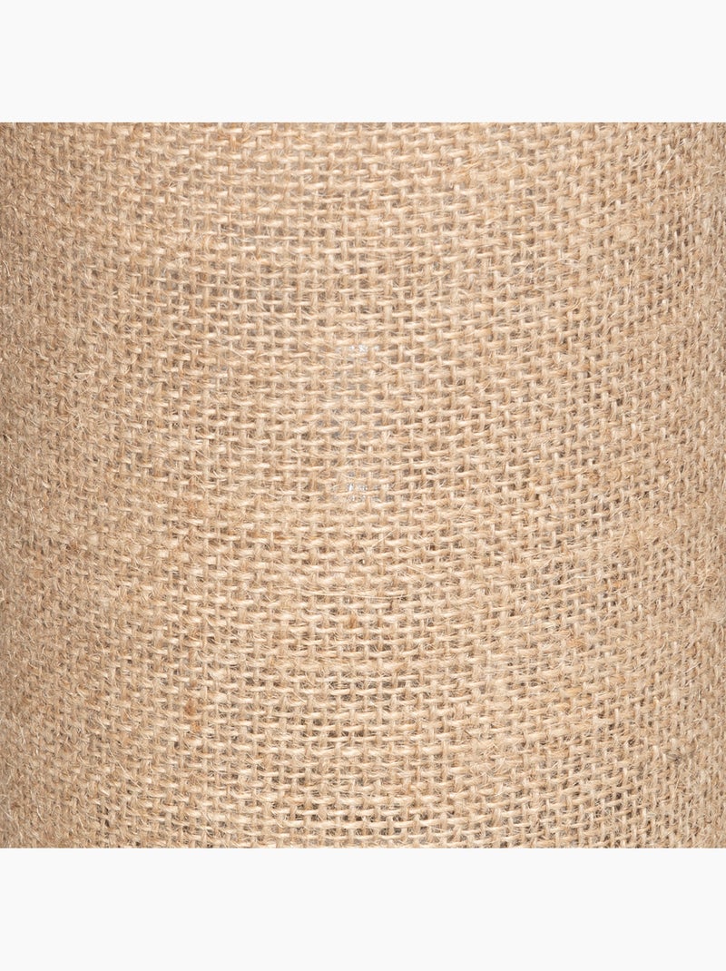 Lampe à poser en bois de pin abat-jour en lin ELVA Beige - Kiabi