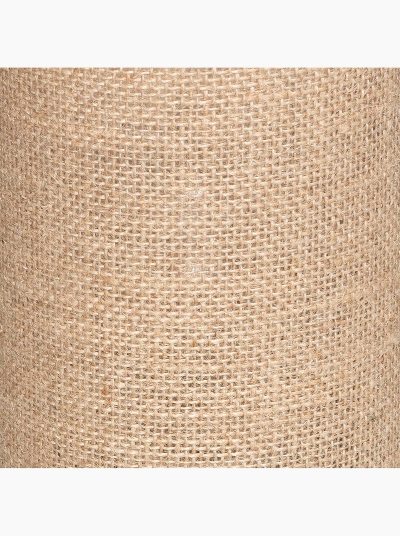Lampe à poser en bois de pin abat-jour en lin ELVA Beige - Kiabi