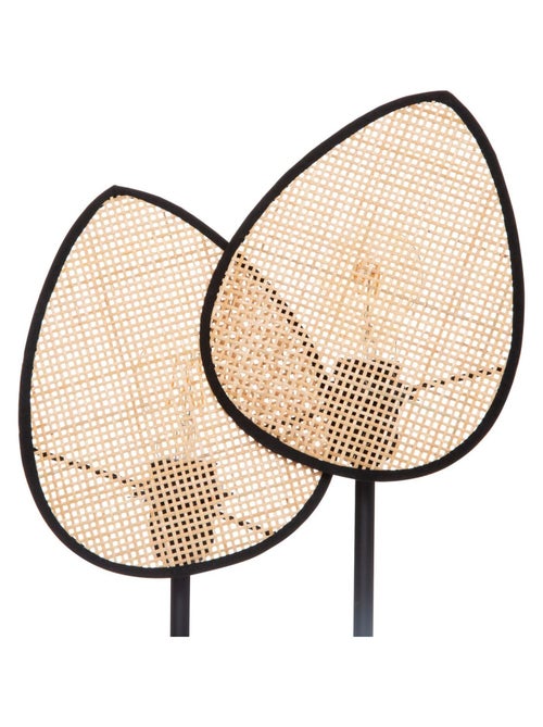 Lampe à poser en cannage et métal OLME - Kiabi Lampe à poser en cannage et métal OLME - Kiabi