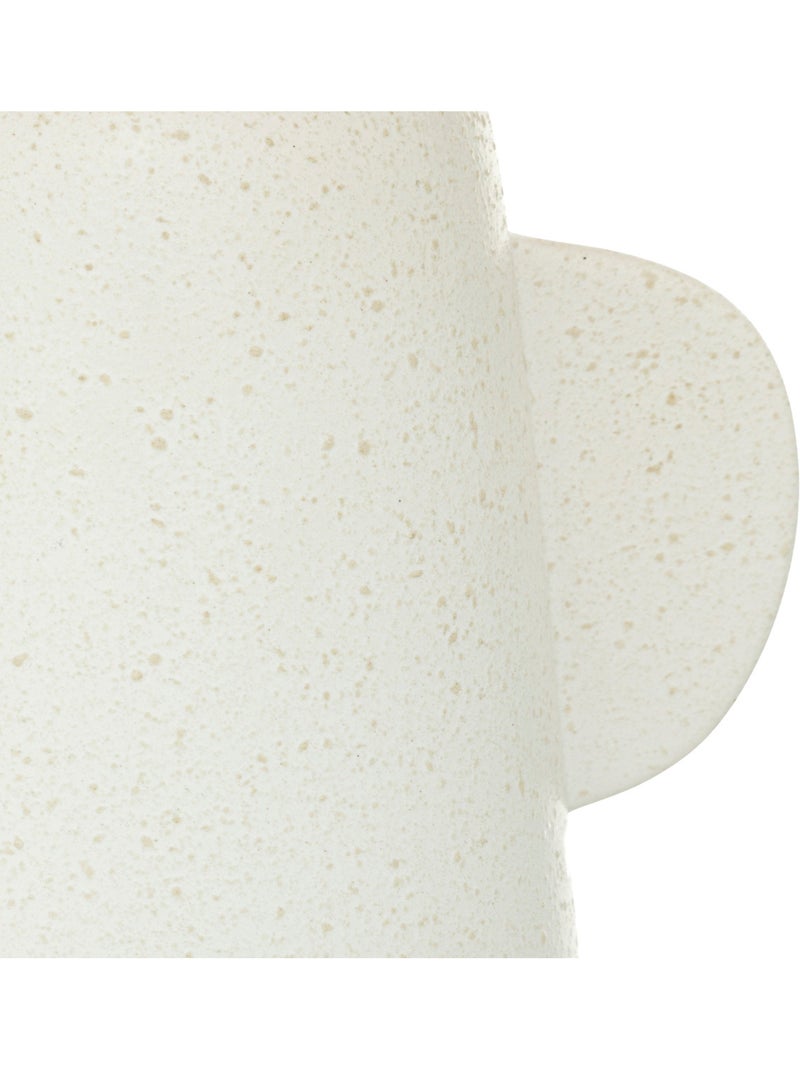 Lampe à poser en céramique abat-jour en raphia RAIA Blanc - Kiabi