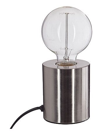 Lampe à poser en fer Ampoule - H. 10,5 cm