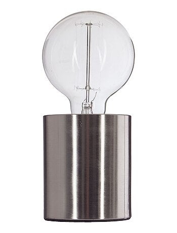 Lampe à poser en fer Ampoule - H. 10,5 cm