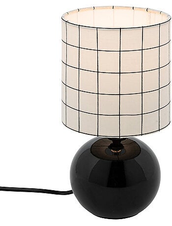 Lampe enfant céramique abat-jour tissu TIMÉO