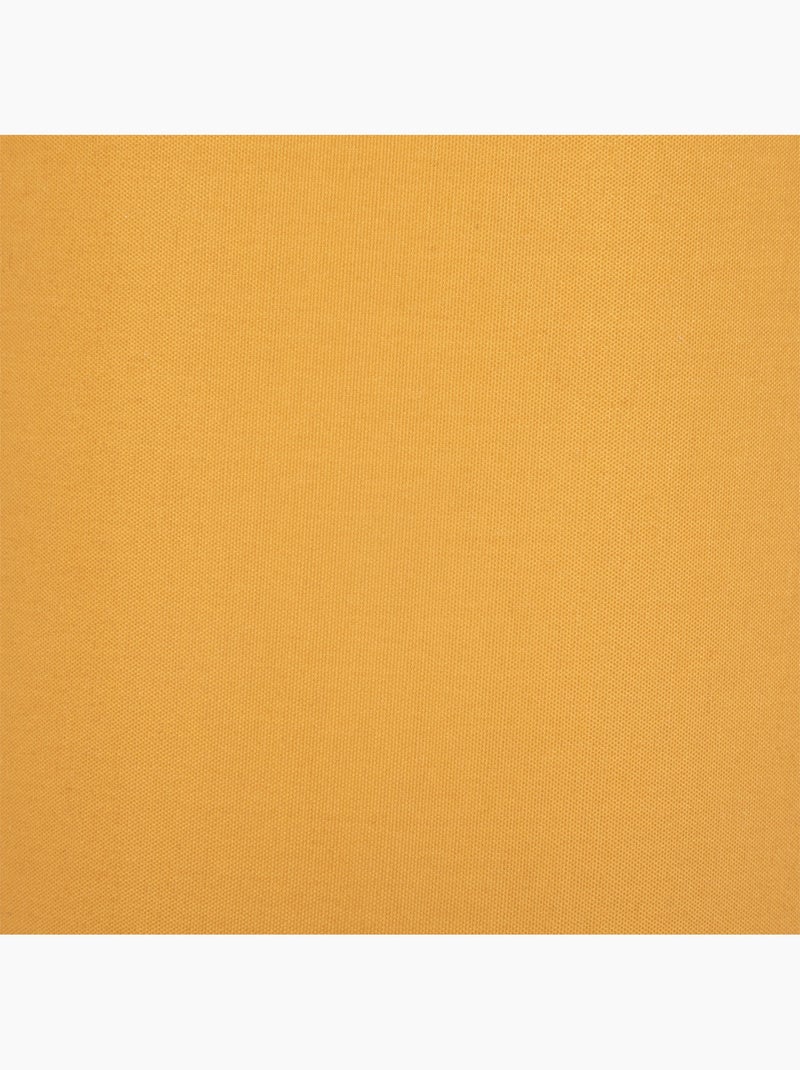 Lampe à poser en grès abat-jour en tissu TIMÉO Ocre - Kiabi