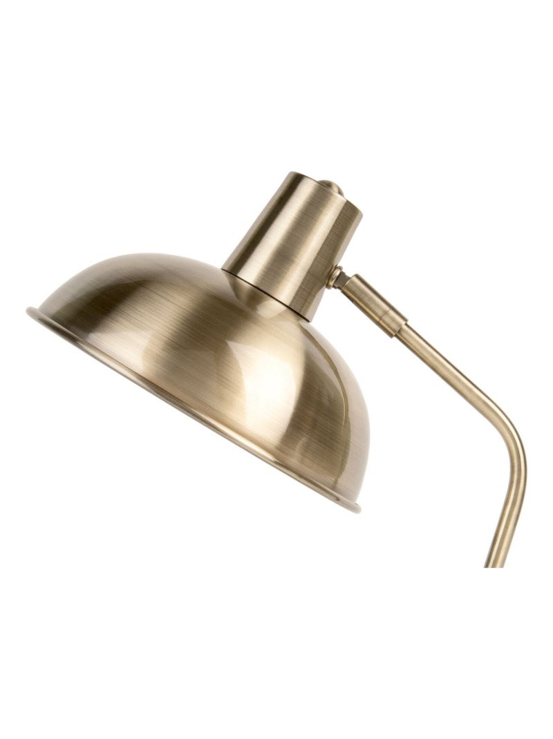 Lampe à poser en métal design vintage HOOD Doré/or - Kiabi