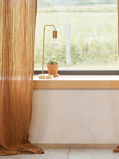 Lampe à poser en métal - Kiabi