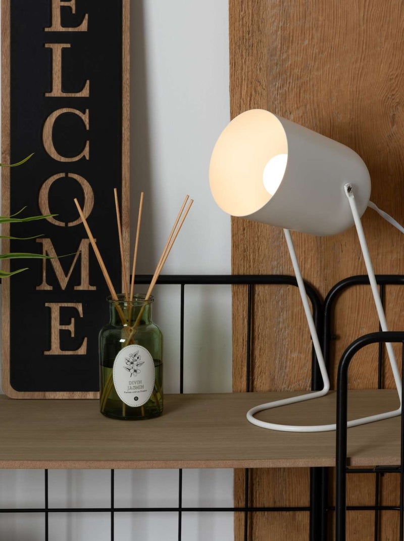 Lampe à poser en métal effet projecteur FARO Blanc - Kiabi