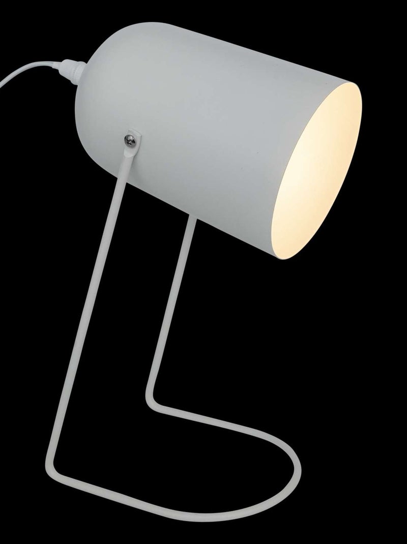 Lampe à poser en métal effet projecteur FARO Blanc - Kiabi
