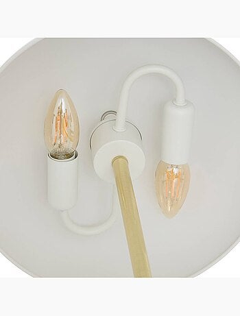 Lampe à poser en métal finition dorée DELCIA