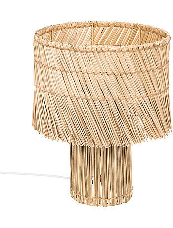 Lampe à poser en roseau tressé YONI