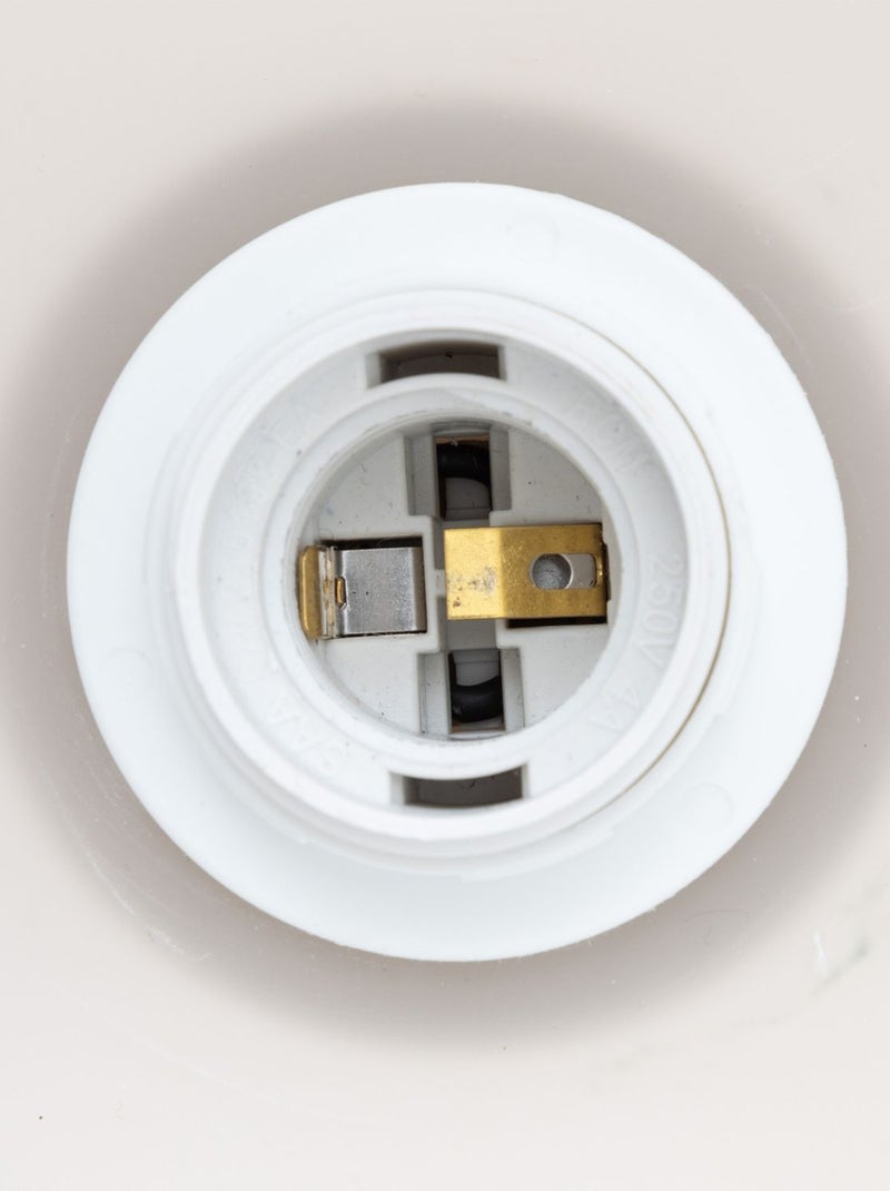 Lampe à poser en verre ASTI Beige - Kiabi