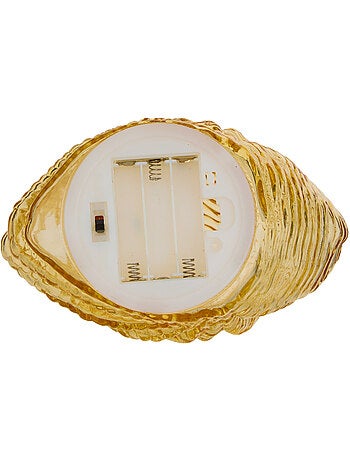 Lampe à poser en verre en forme de coquillage coquillage