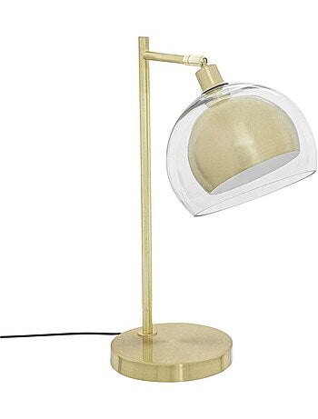 Lampe à poser en verre et métal DOLCE RIVIERA
