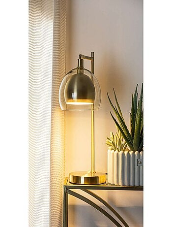 Lampe à poser en verre et métal DOLCE RIVIERA