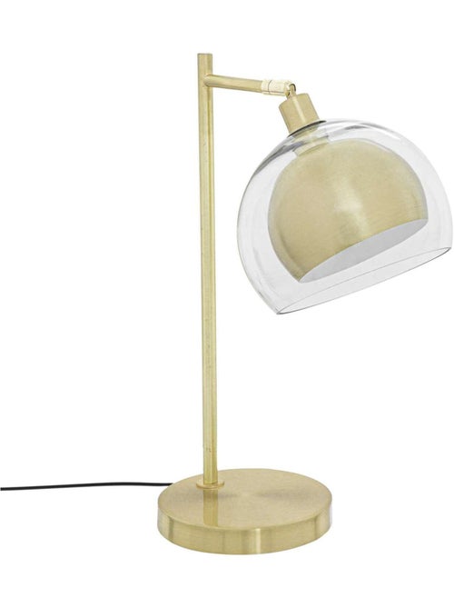 Lampe à poser en verre et métal DOLCE RIVIERA - Kiabi