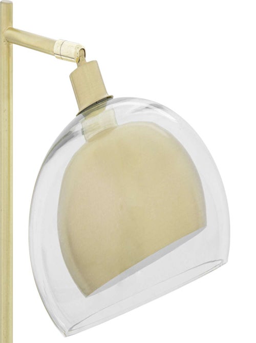 Lampe à poser en verre et métal DOLCE RIVIERA - Kiabi