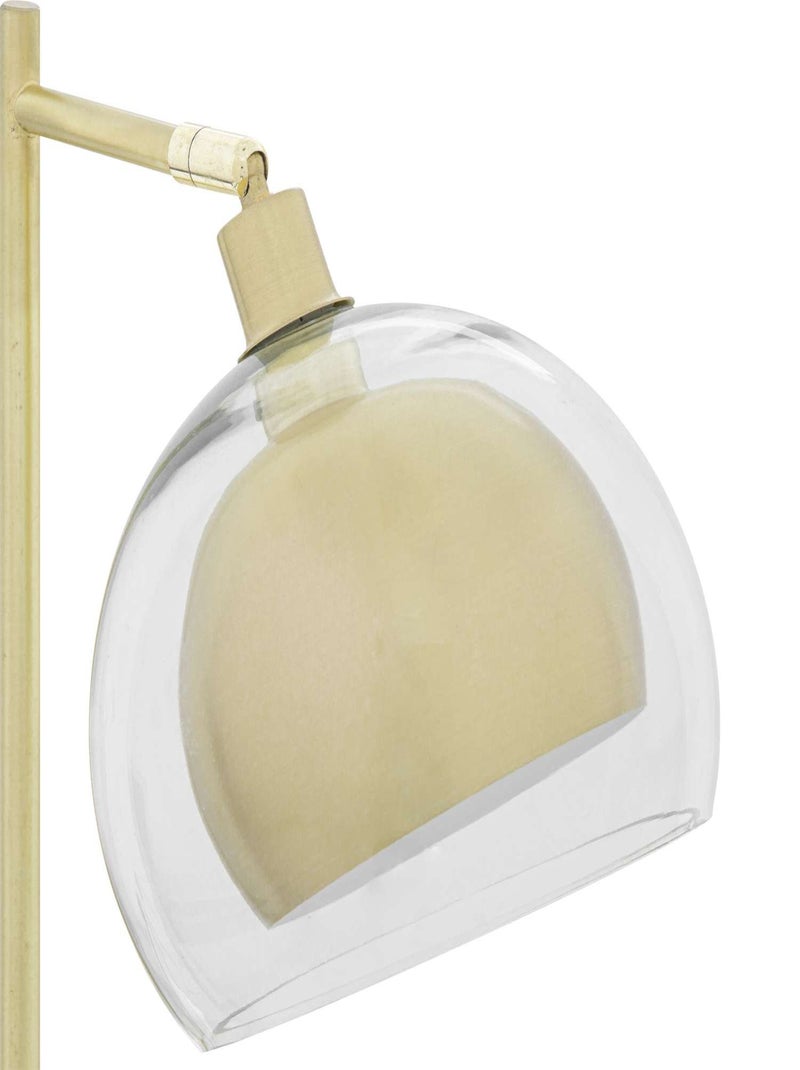 Lampe à poser en verre et métal DOLCE RIVIERA Doré/or - Kiabi